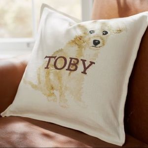 ISO!!! Pottery Barn Painted Dog Pillow!